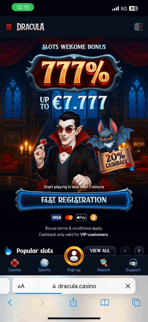 dracula casino
